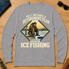 I Plan On Ice Fishing - sport-grey - LST2D-SportGrey