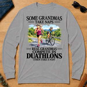 Real Grandmas Compete In Duathlons - sport-grey - LST2D-SportGrey