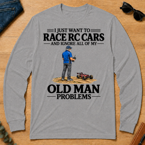 I Just Want To Race RC Cars - sport-grey - LST2D-SportGrey