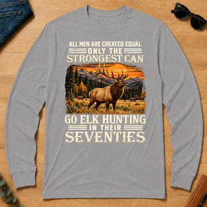Elk Hunting Strongest Man In Seventies - sport-grey - LST2D-SportGrey