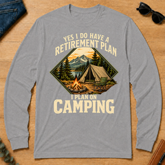 I Plan On Camping - sport-grey - LST2D-SportGrey