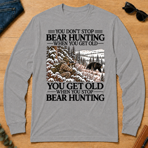 Don't Stop Black Bear Hunting Snow - sport-grey - LST2D-SportGrey