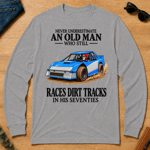 An Old Man Still Races Dirt Tracks In His Seventies - sport-grey - LST2D-SportGrey