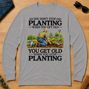 Don't Stop Planting - sport-grey - LST2D-SportGrey