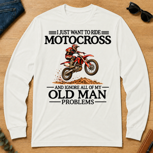 I Just Want To Motocross - white - LST2D-White