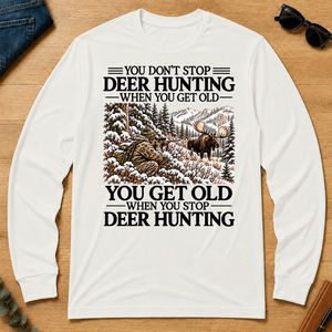 Don't Stop Moose Hunting Snow - white - LST2D-White