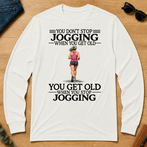 Don't Stop Jogging - white - LST2D-White
