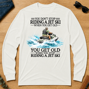 Don't Stop Riding Jet Ski - white - LST2D-White