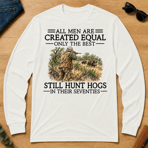 All Men Are Created Equal Hog Hunting 70s - white - LST2D-White