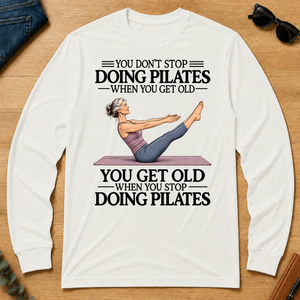 Don't Stop Pilates - white - LST2D-White