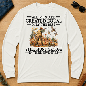 All Men Are Created Equal Grouse Hunting 70s - white - LST2D-White