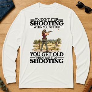 Don't Stop Shooting - white - LST2D-White