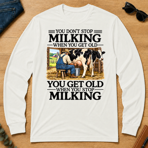 Don't Stop Milking - white - LST2D-White
