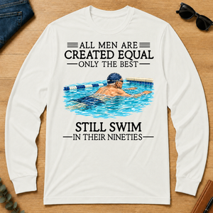 All Men Are Created Equal Only The Best Still Swim 90 - white - LST2D-White