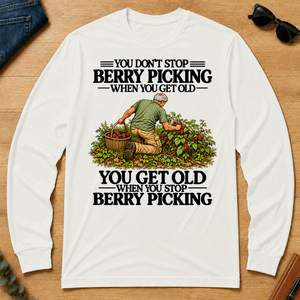 Don't Stop Berry Picking - white - LST2D-White