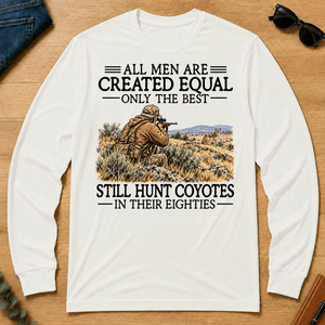 All Men Are Created Equal Coyote Hunting 80s - white - LST2D-White