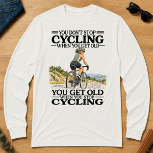 Don't Stop Cycling - white - LST2D-White