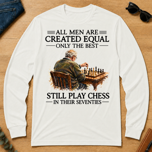 Still Play Chess In 70s - white - LST2D-White