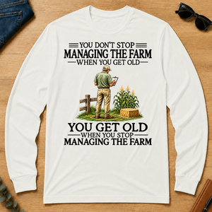 Don't Stop Farm Manager - white - LST2D-White