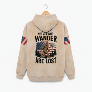 Vintage Bigfoot Not All Who Wander Are Lost All Over Print Shirt