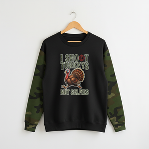 I Shoot Turkeys Not Selfies All Over Print Shirt