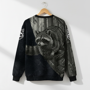 Grey Woods Raccoon - Elite Hunting All Over Print Shirt
