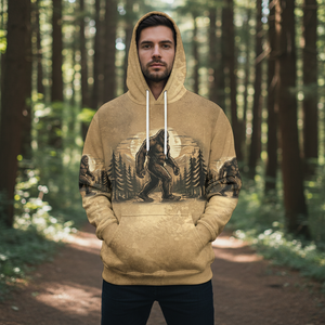 Vintage Sasquatch Not All Who Wander Are Lost All Over Print Shirt