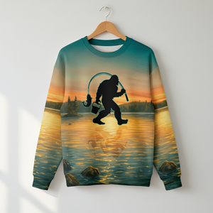 Bigfoot I Go Fishing Cause I Like It Not Because I'm Good At It