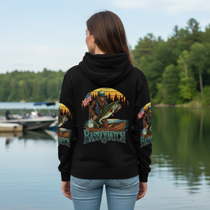Bassquatch Retro All Over Print Shirt