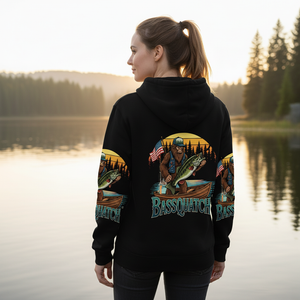 Bassquatch Retro All Over Print Shirt