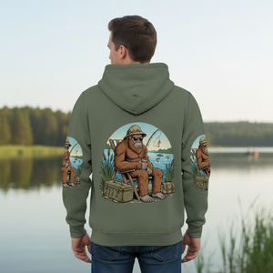 I'd Rather Be Fishing Bigfoot All Over Print Shirt