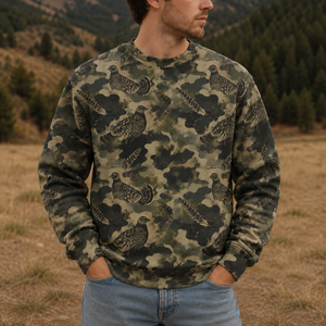 Grouse Camouflage Graphic Pattern All Over Print Shirt