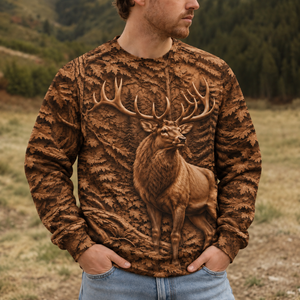 3D Elk Forest All Over Print