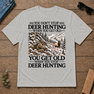Don't Stop Elk Hunting Snow - ash - TS2D-Ash