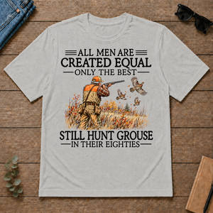 All Men Are Created Equal Grouse Hunting 80s - ash - TS2D-Ash
