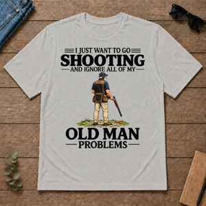 I Just Want To Go Shooting Vintage - ash - TS2D-Ash