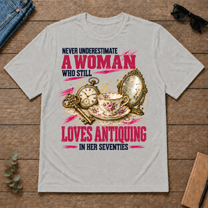 A Woman Still Loves Antiquing In Her Seventies - ash - TS2D-Ash