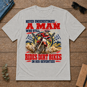 A Man Still Goes Rides Dirt Bikes In His 70s - ash - TS2D-Ash