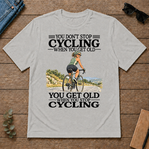 Don't Stop Cycling - ash - TS2D-Ash