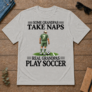 Real Grandpas Play Soccer Vintage - ash - TS2D-Ash