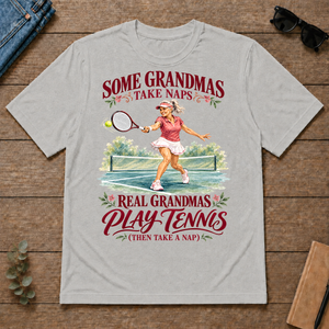 Real Grandmas Play Tennis - ash - TS2D-Ash