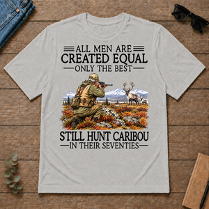All Men Are Created Equal Caribou Hunting 70s - ash - TS2D-Ash