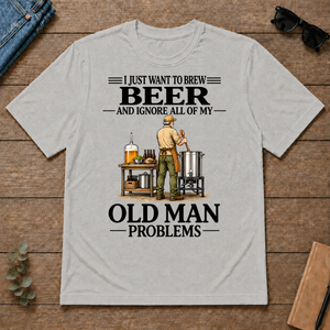 I Just Want To Brew Beer Vintage - ash - TS2D-Ash