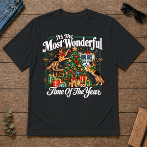 Wonderful Christmas German Shepherd - black - TS2D-Black
