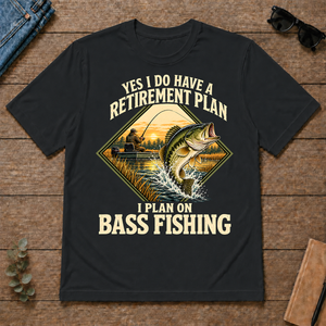 I Plan On Bass Fishing - black - TS2D-Black
