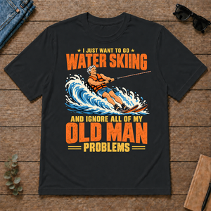 I Just Want To Go Water Skiing - black - TS2D-Black