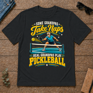 Grandpas Play Pickleball - black - TS2D-Black