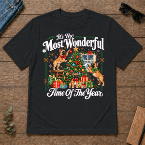 Wonderful Christmas French Bulldog - black - TS2D-Black