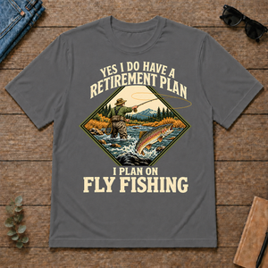 I Plan On Fly Fishing - charcoal - TS2D-Charcoal