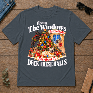 From the Windows to the Walls French Bulldog - dark-heather - TS2D-DarkHeather